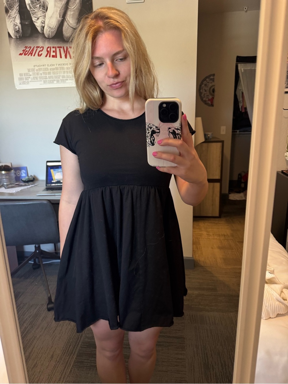 black babydoll dress